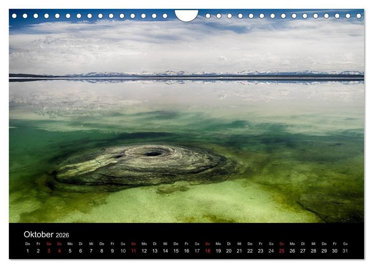 Produktbild: Traumziele in den USA. Der Yellowstone National Park (Wandkalender 2026 DIN A4 quer), CALVENDO Monatskalender