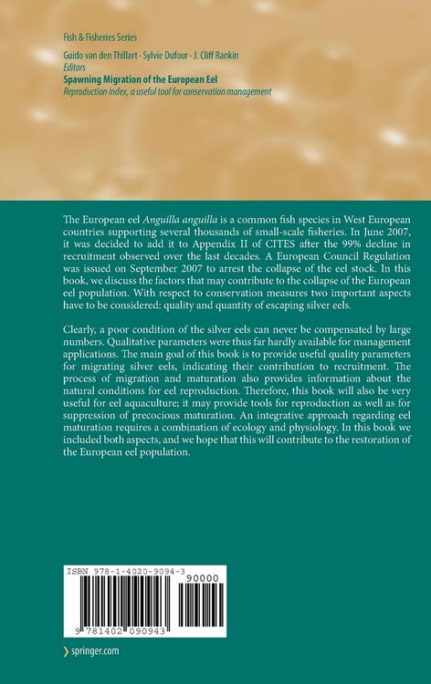 Produktbild: Spawning Migration of the European Eel