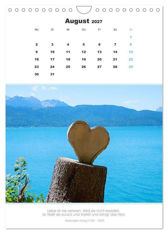 Produktbild: Attraktive Herzmotive 2027 (Wandkalender 2027 DIN A4 hoch), CALVENDO Monatskalender