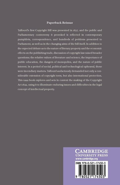 Produktbild: Literary Copyright Reform in Early Victorian England