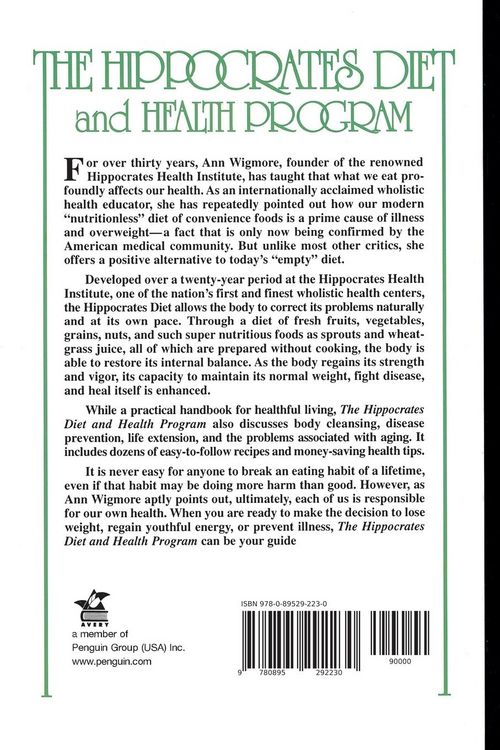 Produktbild: The Hippocrates Diet and Health Program