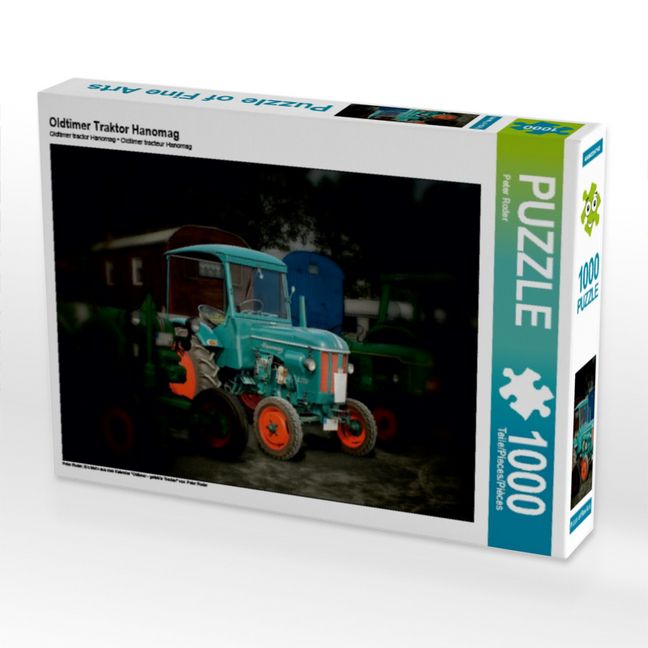 Produktbild: CALVENDO Puzzle Oldtimer Traktor Hanomag | 1000 Teile Lege-Gr&ouml;&szlig;e 64x48cm Foto-Puzzle f&uuml;r gl&uuml;ckliche Stunden
