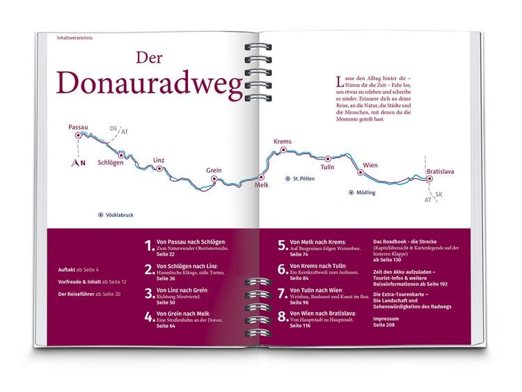 Produktbild: KOMPASS Radreisef&uuml;hrer Donauradweg &Ouml;sterreich