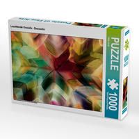 Produktbild: CALVENDO Puzzle Leuchtende Kristalle - Encaustic 1000 Teile Lege-Gr&ouml;&szlig;e 48 x 64 cm Foto-Puzzle Bild von Ulrike Kr&ouml;ll