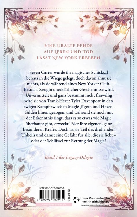 Produktbild: Legacy of a Silver Night (Legacy-Dilogie 1)