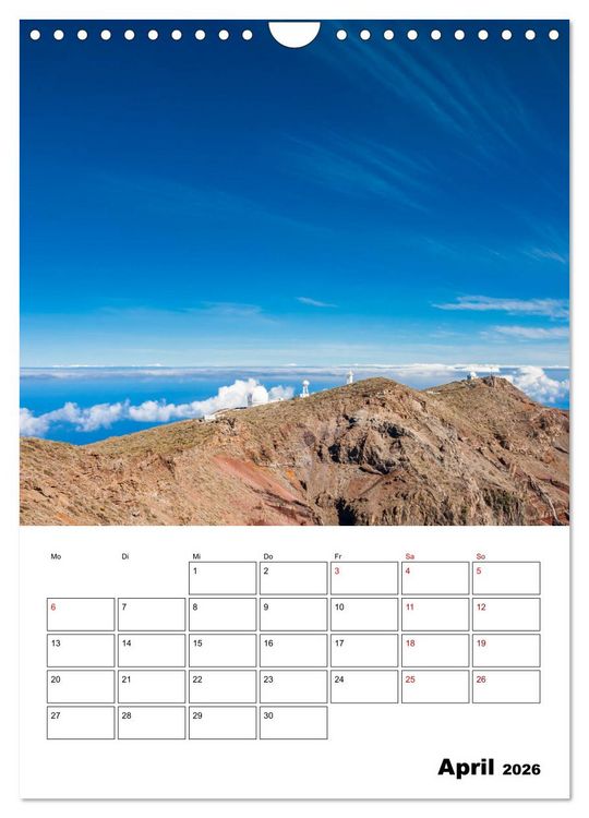 Produktbild: Wanderparadies La Palma (Wandkalender 2026 DIN A4 hoch), CALVENDO Monatskalender