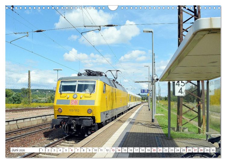 Produktbild: Die Baureihe 120 der Deutschen Bahn (Wandkalender 2026 DIN A3 quer), CALVENDO Monatskalender