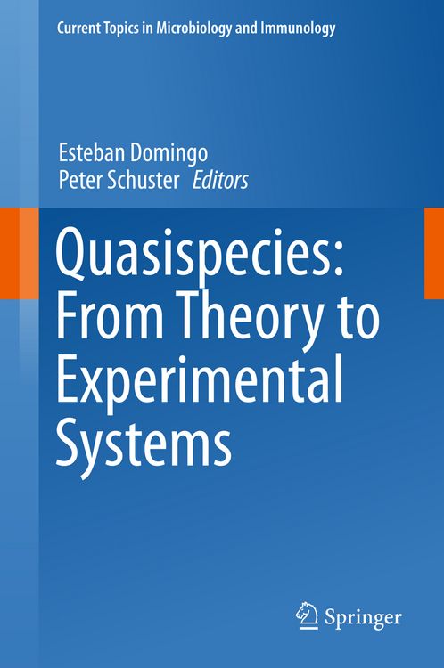 Produktbild: Quasispecies: From Theory to Experimental Systems