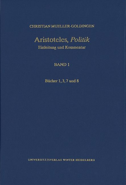 Produktbild: Aristoteles,&sbquo;Politik&lsquo; / B&uuml;cher 1, 3, 7 und 8