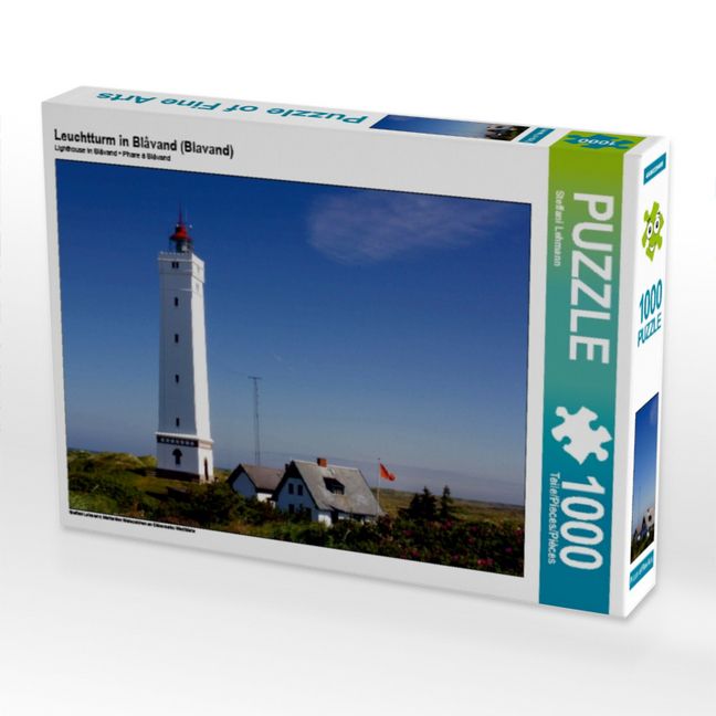 Produktbild: CALVENDO Puzzle Leuchtturm in Bl&aring;vand (Blavand) | 1000 Teile Lege-Gr&ouml;&szlig;e 64x48cm Foto-Puzzle f&uuml;r gl&uuml;ckliche Stunden