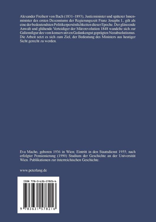 Produktbild: Alexander Freiherr von Bach