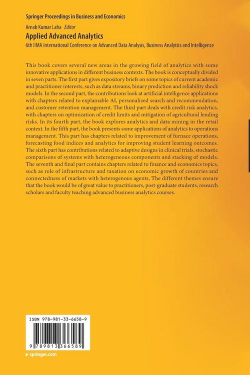 Produktbild: Applied Advanced Analytics