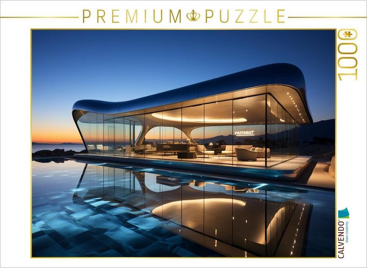 Produktbild: CALVENDO Puzzle Eisblau | 1000 Teile Lege-Gr&ouml;&szlig;e 64x48cm Foto-Puzzle f&uuml;r gl&uuml;ckliche Stunden