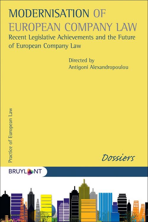 Produktbild: Modernisation European Company Law