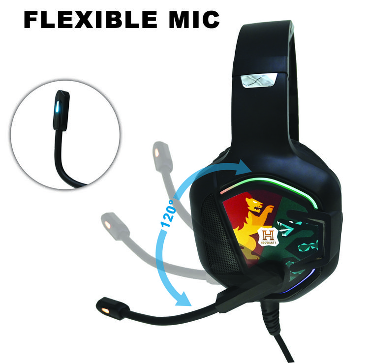Produktbild: Harry Potter Kabel Gaming-Headset mit Licht und Mikrofon