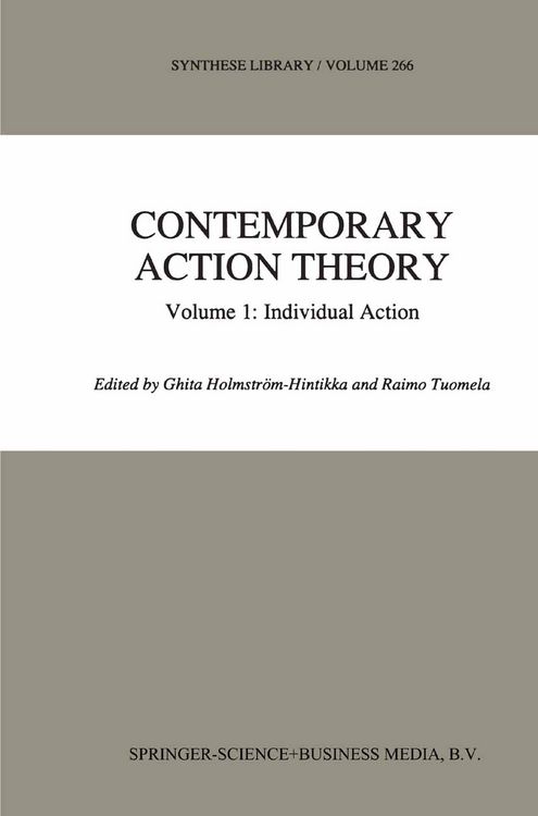 Produktbild: Contemporary Action Theory Volume 1: Individual Action