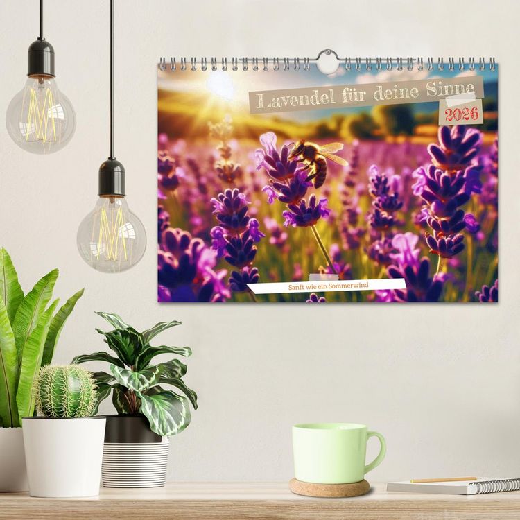 Produktbild: Lavendel f&uuml;r deine Sinne (Wandkalender 2026 DIN A4 quer), CALVENDO Monatskalender
