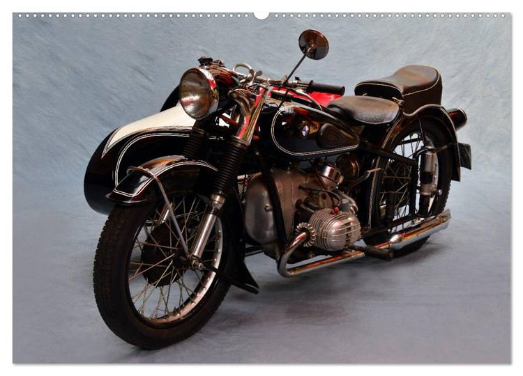 Produktbild: BMW R 51/3 Gespann (Wandkalender 2025 DIN A2 quer), CALVENDO Monatskalender