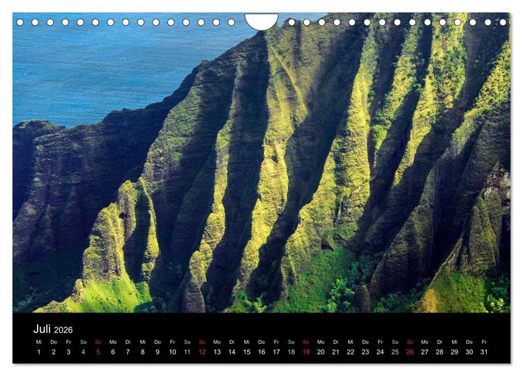 Produktbild: Colors of HAWAII (Wandkalender 2026 DIN A4 quer), CALVENDO Monatskalender