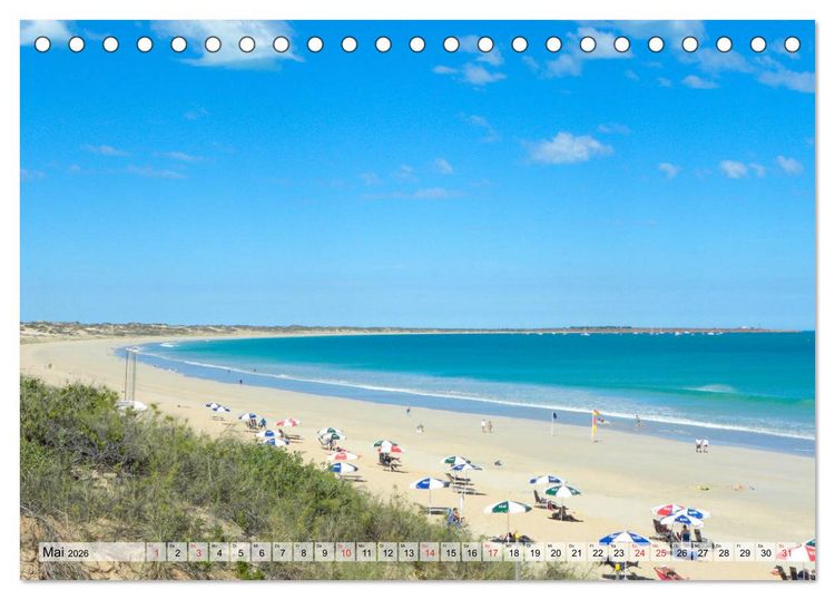 Produktbild: Australien - Australische Str&auml;nde (Tischkalender 2026 DIN A5 quer), CALVENDO Monatskalender