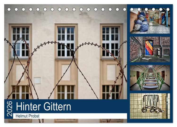 Produktbild: Hinter Gittern (Tischkalender 2026 DIN A5 quer), CALVENDO Monatskalender