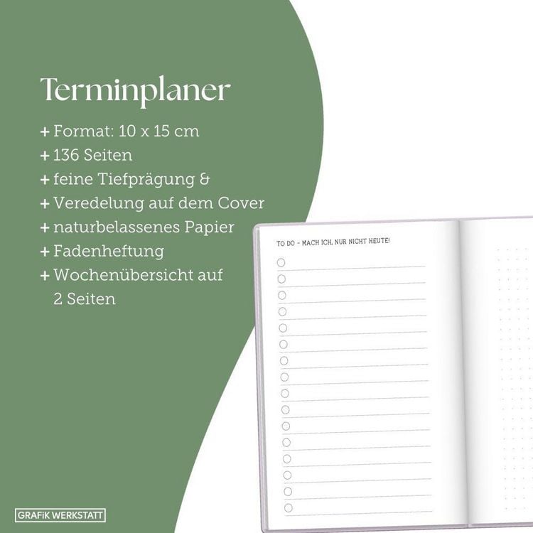 Produktbild: Terminplaner Letterart 2027 Jeder Tag ist voller Wunder