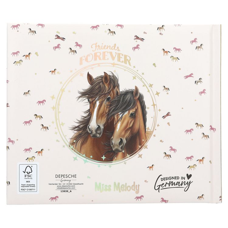 Produktbild: DEPESCHE Miss Melody Freundebuch Motiv 2
