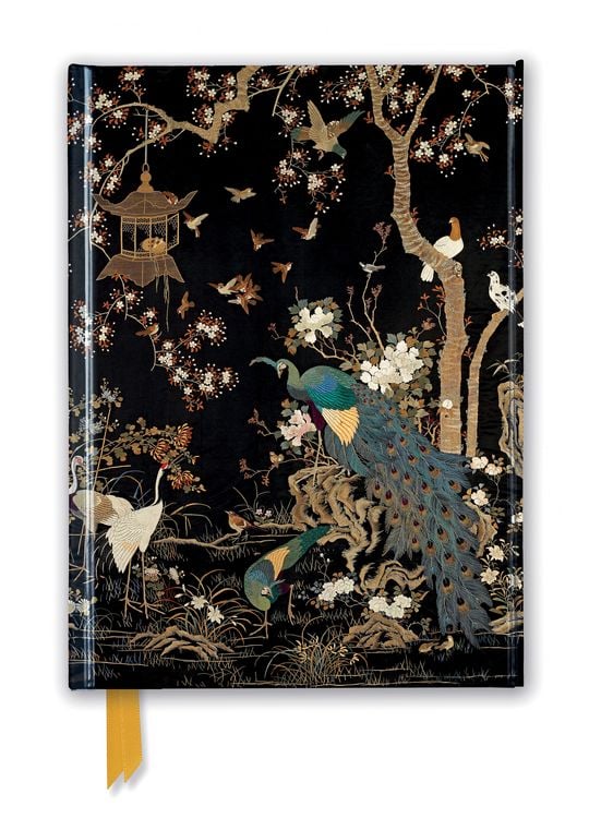Produktbild: Premium Notizbuch DIN A5: Ashmolean Museum, Bestickter Wandbehang mit Pfau