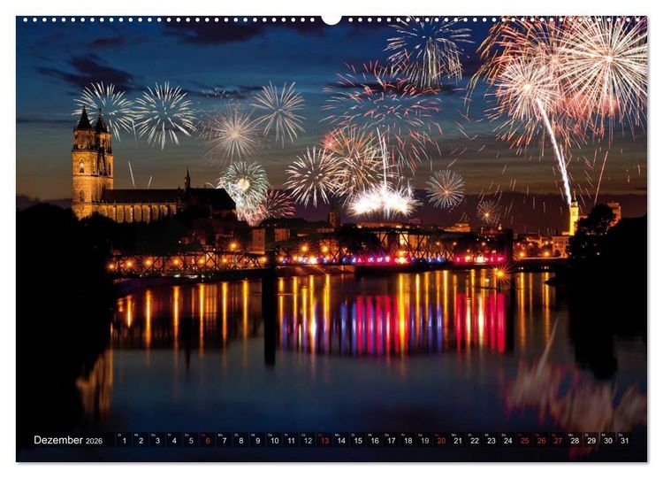 Produktbild: Mein Magdeburg (hochwertiger Premium Wandkalender 2026 DIN A2 quer), Kunstdruck in Hochglanz