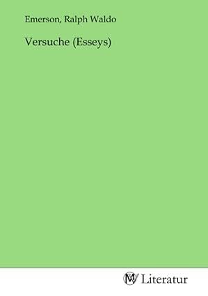 Produktbild: Versuche (Esseys)