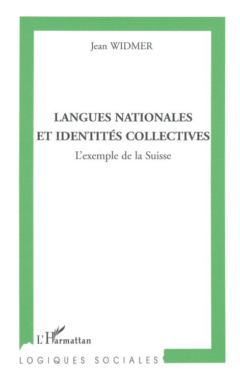 Produktbild: Langues nationales et identit&eacute;s collectives