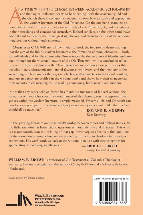 Produktbild: Character in Crisis