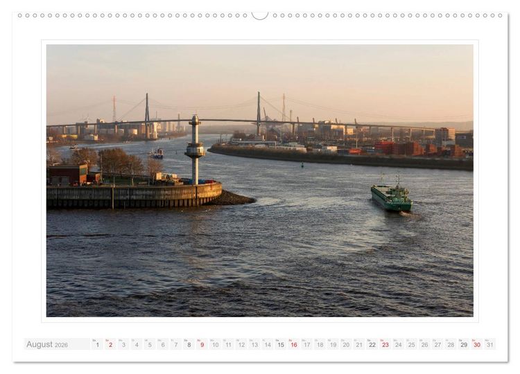 Produktbild: Hamburger Impressionen 2026 (hochwertiger Premium Wandkalender 2026 DIN A2 quer), Kunstdruck in Hochglanz