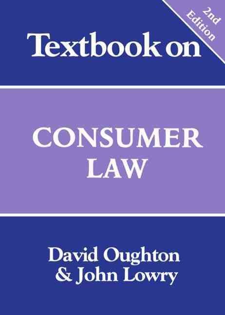 Produktbild: Oughton, D: Textbook on Consumer Law
