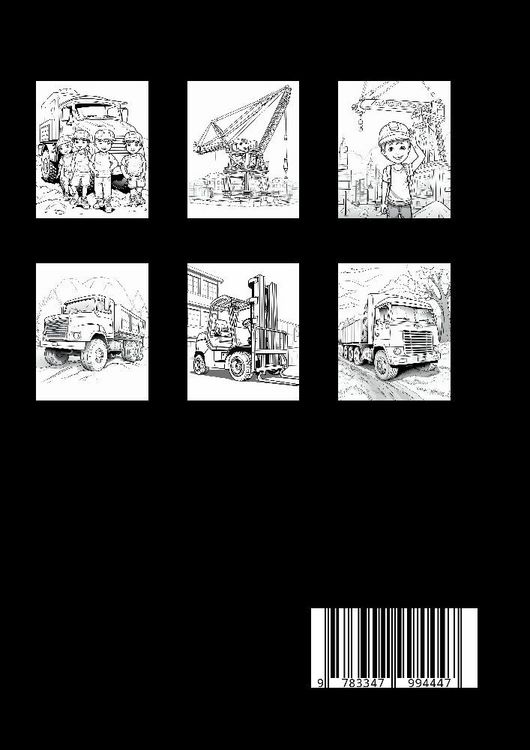 Produktbild: Baustellen Malbuch