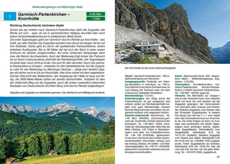 Produktbild: ROTHER Wanderf&uuml;hrer Alpen&uuml;berquerung Garmisch &ndash; Brixen
