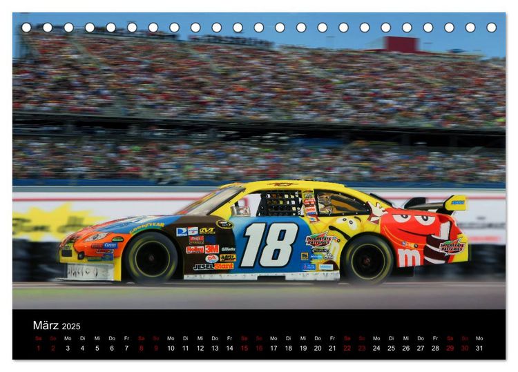 Produktbild: Motorsport in 1/32 (Tischkalender 2025 DIN A5 quer), CALVENDO Monatskalender