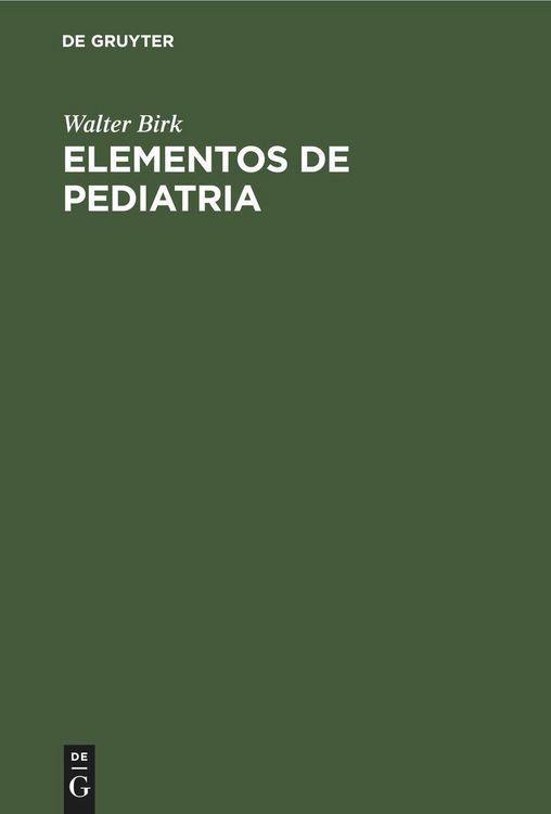 Produktbild: Elementos de Pediatria
