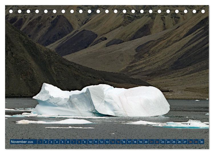 Produktbild: Berge aus Eis (Tischkalender 2026 DIN A5 quer), CALVENDO Monatskalender