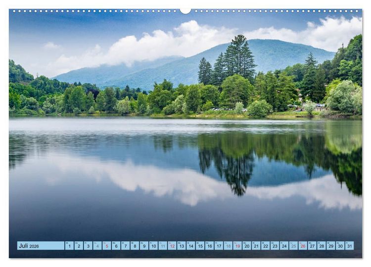 Produktbild: Italiens romantische Seen (Wandkalender 2026 DIN A2 quer), CALVENDO Monatskalender
