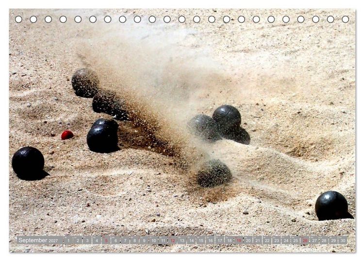 Produktbild: Boule. Konzentration - Sport - Entspannung (Tischkalender 2027 DIN A5 quer), CALVENDO Monatskalender