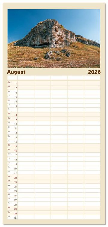 Produktbild: Familienplaner 2026 - Republik Moldawien - Das s&uuml;dosteurop&auml;ische Kleinod mit 5 Spalten (Wandkalender, 21 x 45 cm) CALVENDO