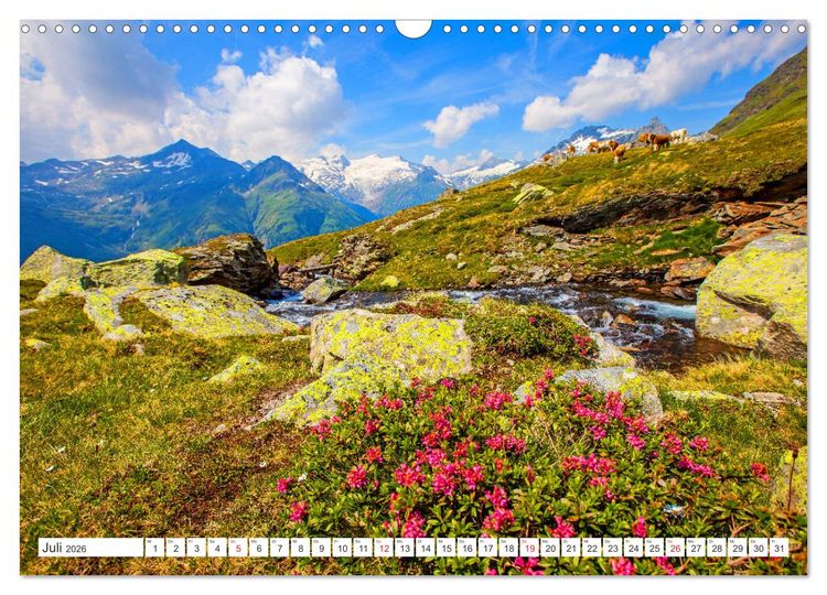 Produktbild: Es gr&uuml;&szlig;t der Gro&szlig;venediger (Wandkalender 2026 DIN A3 quer), CALVENDO Monatskalender