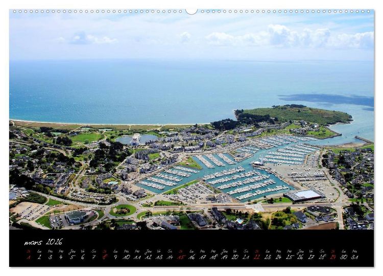 Produktbild: Le Morbihan entre terre et mer (Calendrier mural 2026 DIN A2 vertical) calendrier de bureau