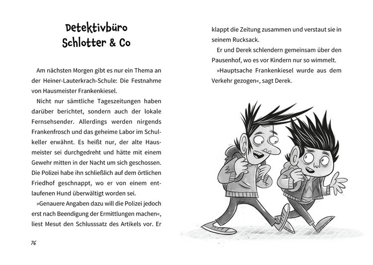 Produktbild: Die schaurigen F&auml;lle des Derek Schlotter &ndash; FRANKENfrosch lebt!