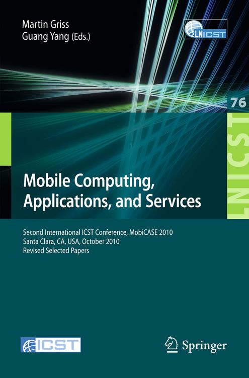 Produktbild: Mobile Computing, Applications, and Services