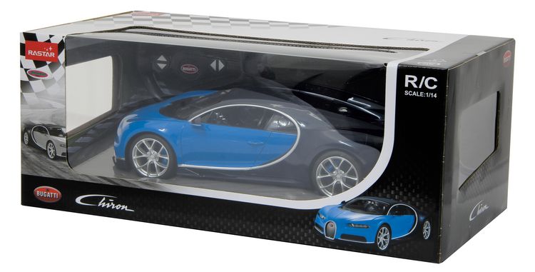 Produktbild: Jamara Bugatti Chiron 1:14 blau 40MHz