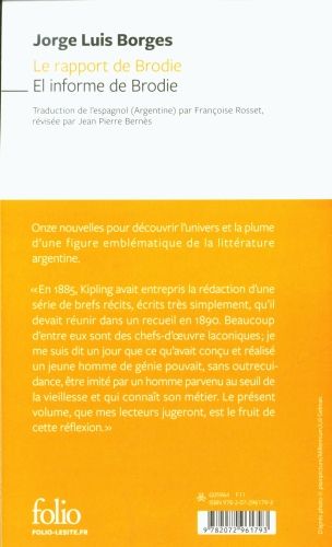 Produktbild: Le rapport de Brodie. El informe de Brodie