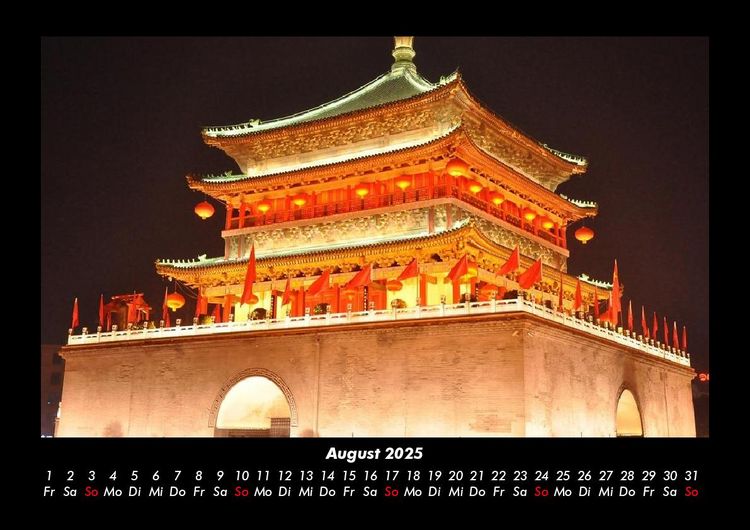 Produktbild: Tempel unserer Erde 2025 Fotokalender DIN A3
