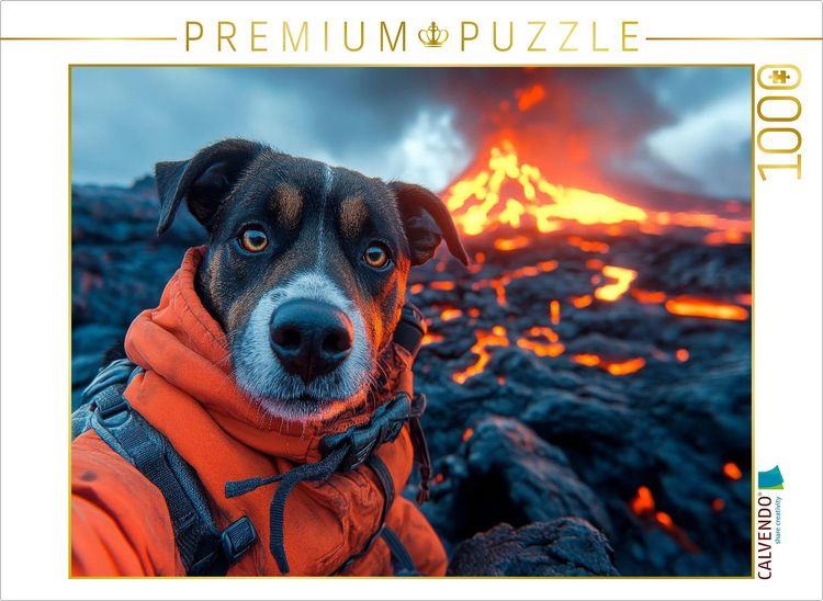 Produktbild: CALVENDO Puzzle Feuerfest auf vier Pfoten | 1000 Teile Lege-Gr&ouml;&szlig;e 64x48cm Foto-Puzzle f&uuml;r gl&uuml;ckliche Stunden